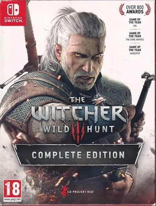 The Witcher 3 Wild Hunt Complete Collection - Nintendo Switch spil (B Grade) (Used) (eng)